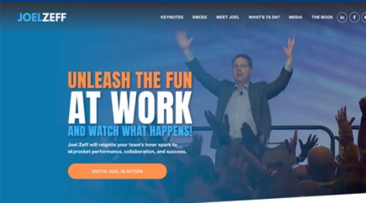 Joel Zeff speaker website by SpeakerSight