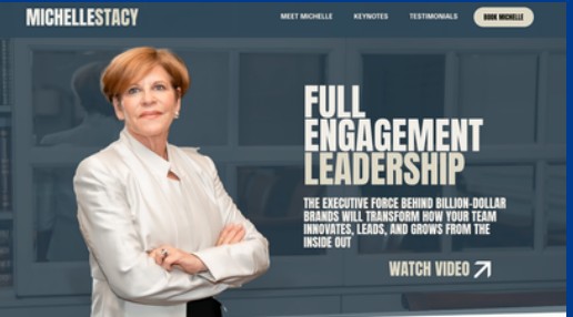 Michelle Stacy speaker website by SpeakerSight