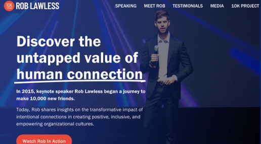 Rob Lawless speaker website by SpeakerSight